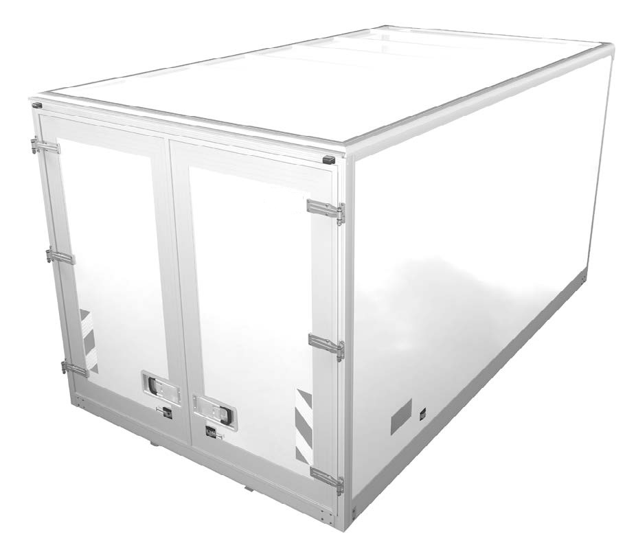 Dry Fright box with Ply walls with Doors — Kit-Go Vehicle Body Kit